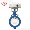 電動(dòng)對夾式軟密封蝶閥
