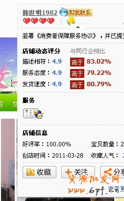 收藏本店代碼的圖文講解