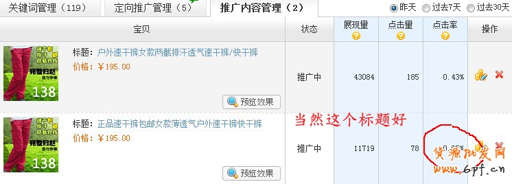 兩套推廣內(nèi)容——系統(tǒng)幫你選擇優(yōu)秀推廣創(chuàng)意
