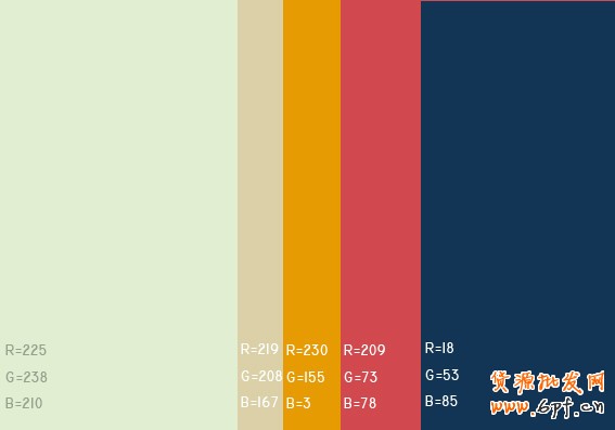 最舒服的顏色搭配值，很有用哦，特別是做設(shè)計(jì)的！！