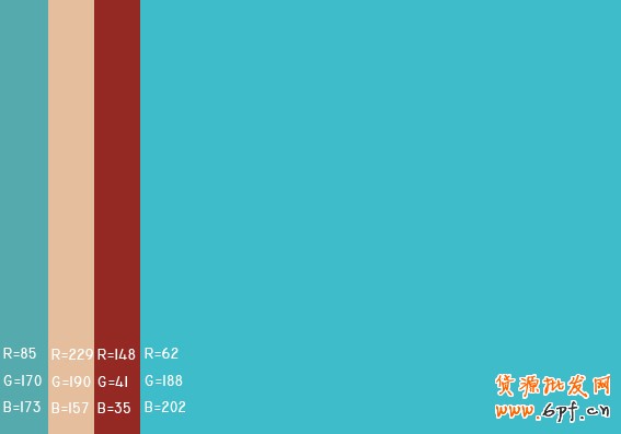 最舒服的顏色搭配值，很有用哦，特別是做設(shè)計(jì)的！！