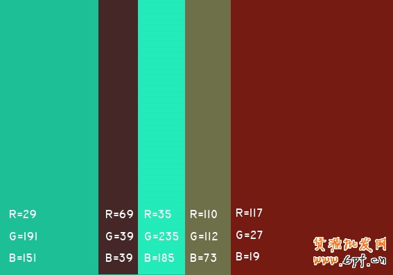 最舒服的顏色搭配值，很有用哦，特別是做設(shè)計(jì)的！！