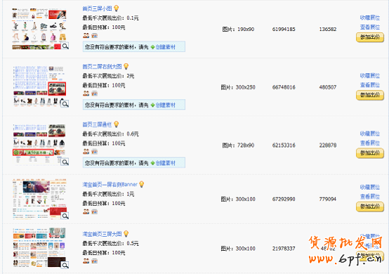 分享：淘寶鉆石展位投放系列解說