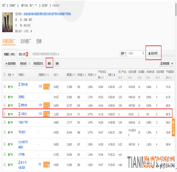 實操案例分析店鋪淡季玩淘寶直通車方法