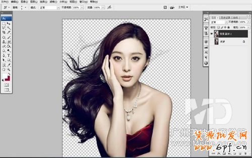 如何使用PS濾鏡來摳取頭發圖片