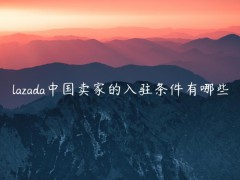 lazada中國賣家的入駐條件有哪些