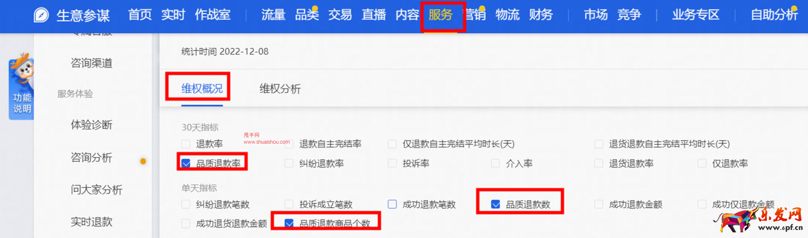 淘寶品質退款率查詢及規則